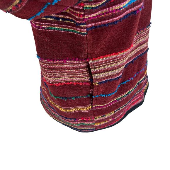 VINTAGE‎ White Stag Tapestry Jacket Brown Red Yellow Blue Size Medium 8 / 10 - Picture 6 of 11